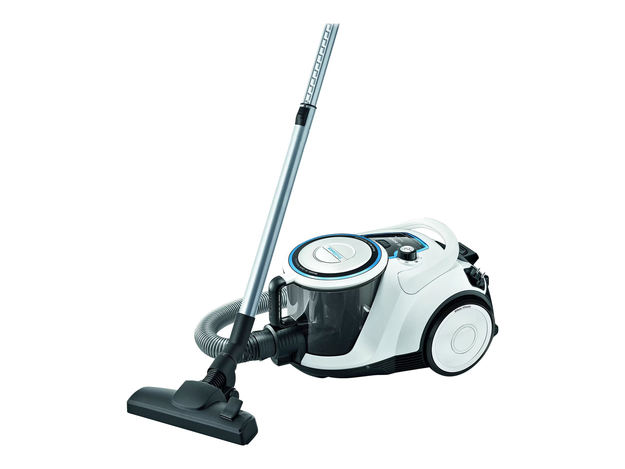 Bosch Serie | 6 BGC41LSIL ProSilence 600 W Beutellos Weiß