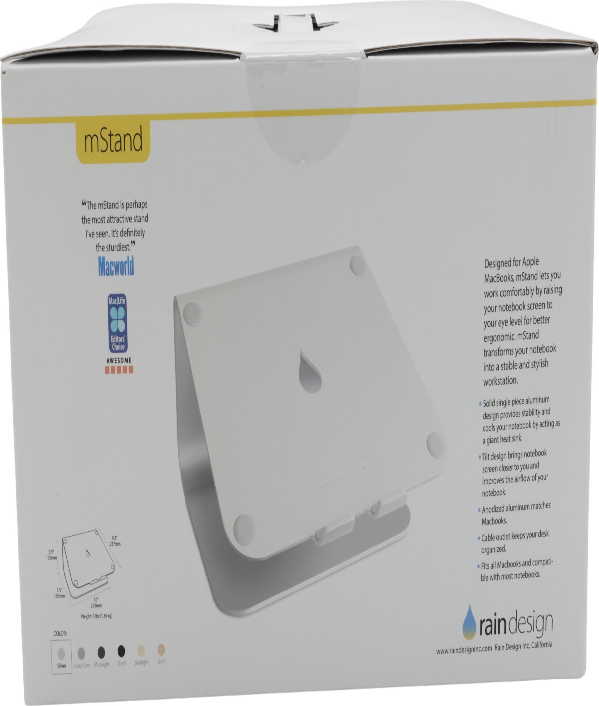 Rain Design mStand Notebook-Ständer Aluminium Anodized Silver