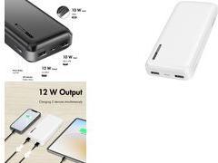 LogiLink Powerbank 20.000 mAh, 2x USB-A, 1x USB-C, weiß tragbarer Zusatzakku für Smartphones & Tablet-PCs, - 1 Stück (PA0323W)