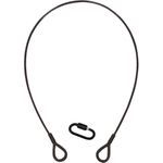 EUROLITE Sicherungsseil A 3x600mm bis 5kg, schwarz (58010341)