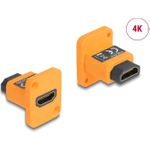 DeLOCK 88001 Kabeladapter HDMI-A Orange (88001)