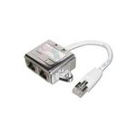 DIGITUS T-Adapter RJ45 CAT5e 19cm 1xRJ45 Stecker auf 2xRJ45 Buchse (AT-AG CX2)