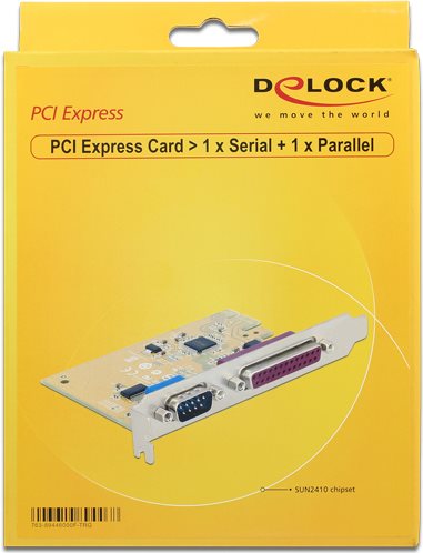 DeLock PCI Express Card > 1 x Serial + 1 x Parallel (89446)