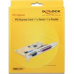 DeLock PCI Express Card > 1 x Serial + 1 x Parallel (89446)