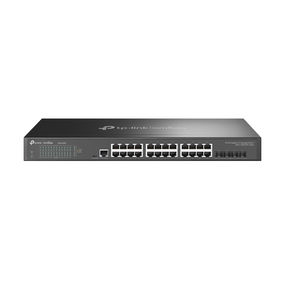 TP-LINK JetStream SG3428X Managed Switch 28 Ports Schwarz