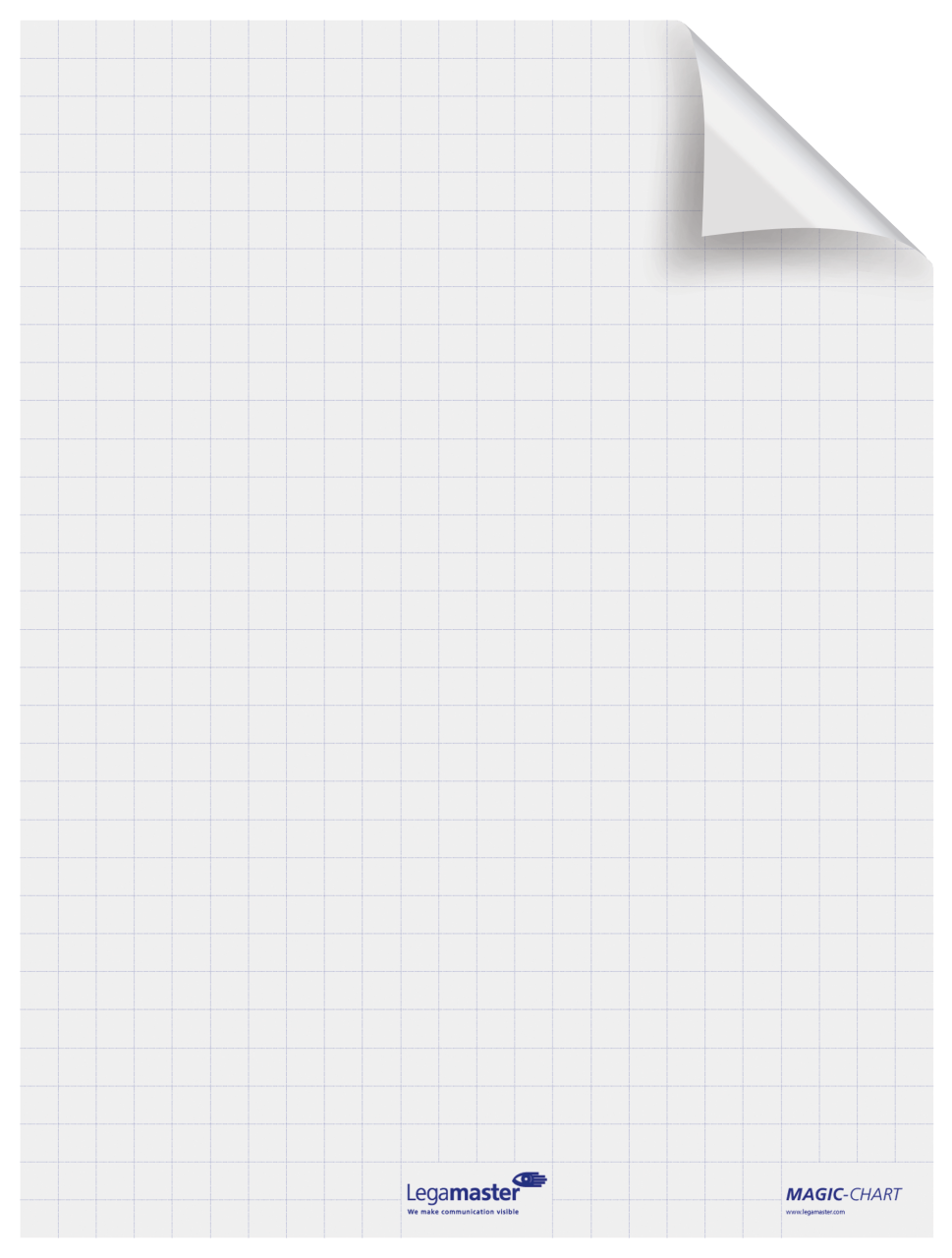 Legamaster Magic-Chart Flipchart-Pad 600 x 800 mm kariert weiß