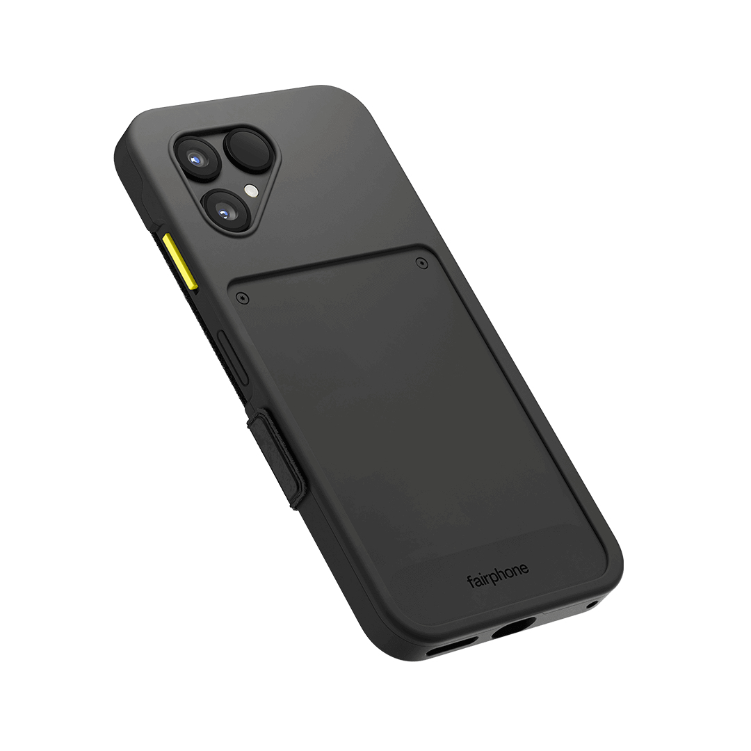 Fairphone 6 Flip Case Kunststoff Horizon Black