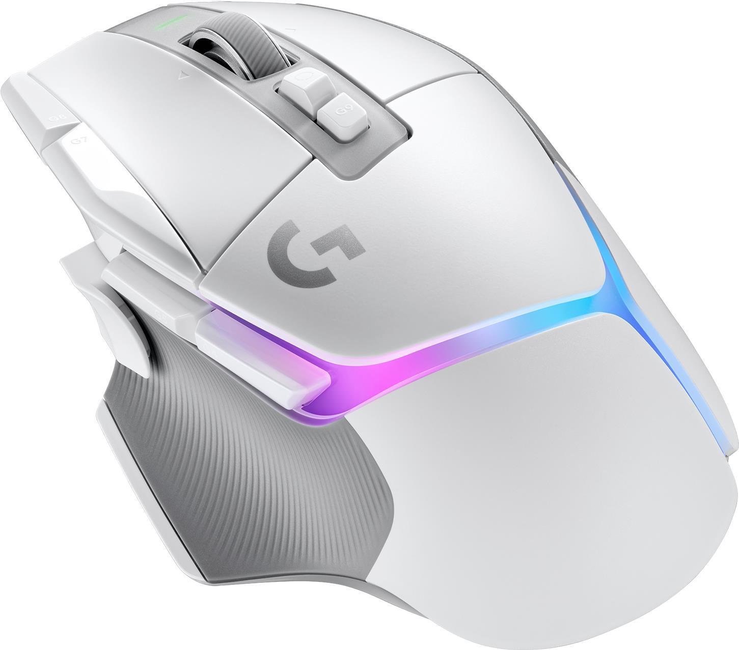 Logitech G G502 X PLUS Kabellose Gaming-Maus Weiß