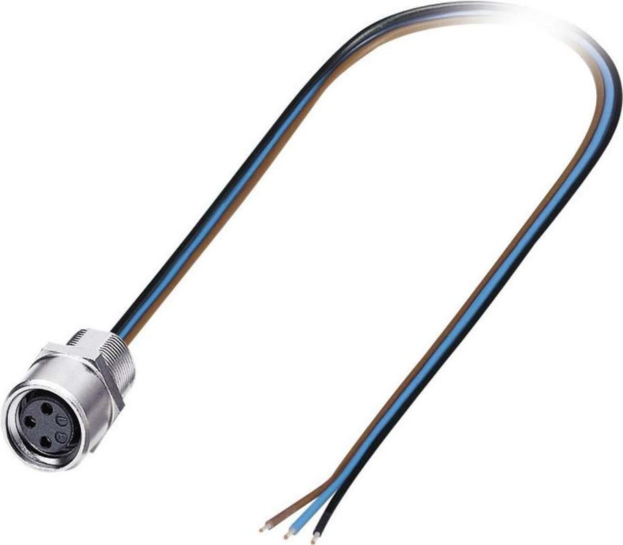 Phoenix Contact M8 Sensor-/Aktor-Einbausteckverbinder Pole: 4 SACC-E-M 8FS-4CON-M8/0,5 Inhalt: 1 St. (1500363)