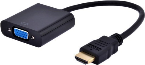 GEMBIRD A-HDMI-VGA-04 HDMI VGA Schwarz Kabelschnittstellen-/adapter (A-HDMI-VGA-04)