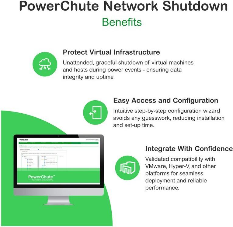APC PowerChute Network Shutdown for Virtualization and HCI - 6-Jahres-Abonnement (1 Lizenz)