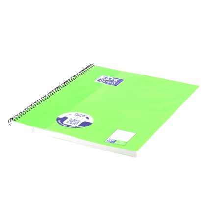 Oxford Collegeblock A4+ liniert 80 Blatt 90 g/m² 4-fach Lochung Grün