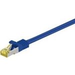 Wentronic Goobay RJ45 Patchkabel S/FTP (PiMF),Cat.7 Rohkabel, Blau, 3m (91610)