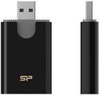 SILICON POWER Combo USB 3.1 Card Reader microSD and SD Black (SPU3AT5REDEL300K)