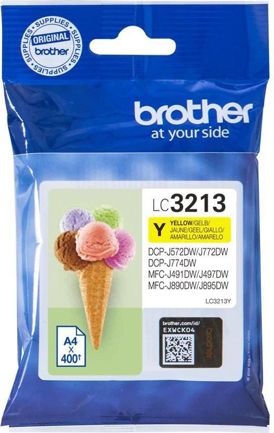 Brother Ink Cartridge Original High (LC-3213Y)