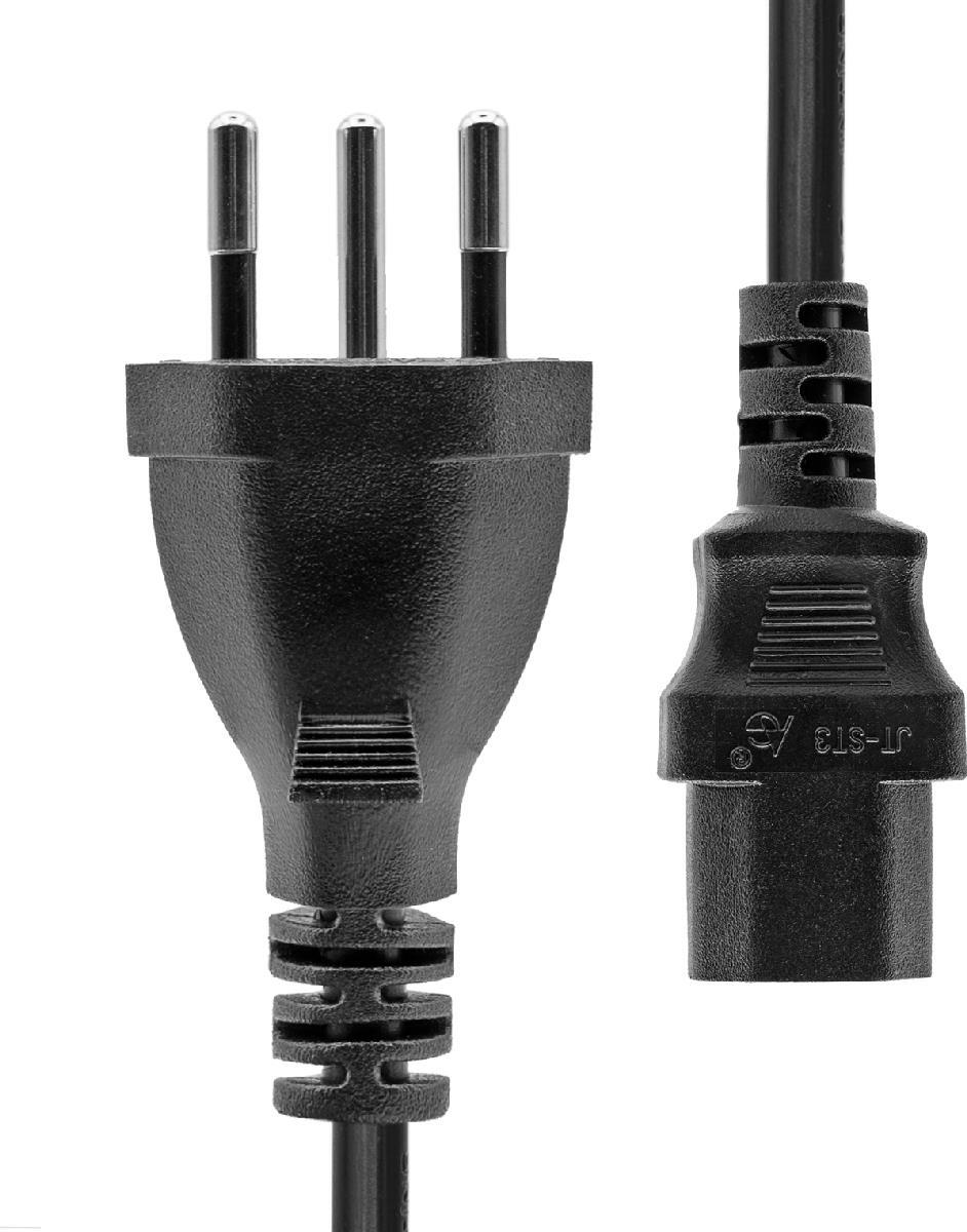 ProXtend PC-JC13-002 Stromkabel Schwarz 2 m Netzstecker Typ J C13-Koppler (PC-JC13-002)