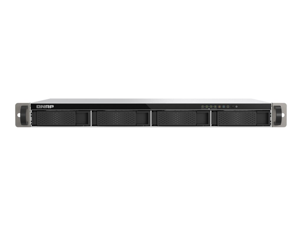 QNAP TS-433EU NAS-Server 4 Schächte 1U Rack 4 GB RAM Schwarz