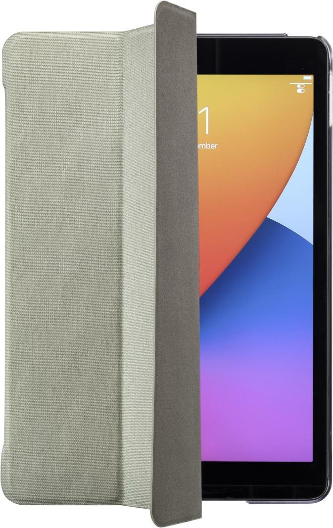 Hama Essential Line Tampa - Flip-Hülle für Tablet - Polyester - durchsichtig, Hellgrau - 10.2 - für Apple 10.2  iPad (7. Generation, 8. Generation)