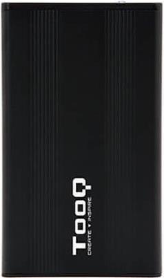 TooQ TQE-2510 - HDD-Gehäuse - 2.5  - SATA - Serial ATA II - Serial ATA III - Hot-Swap - USB Konnektivität - Schwarz (TQE-2510B)