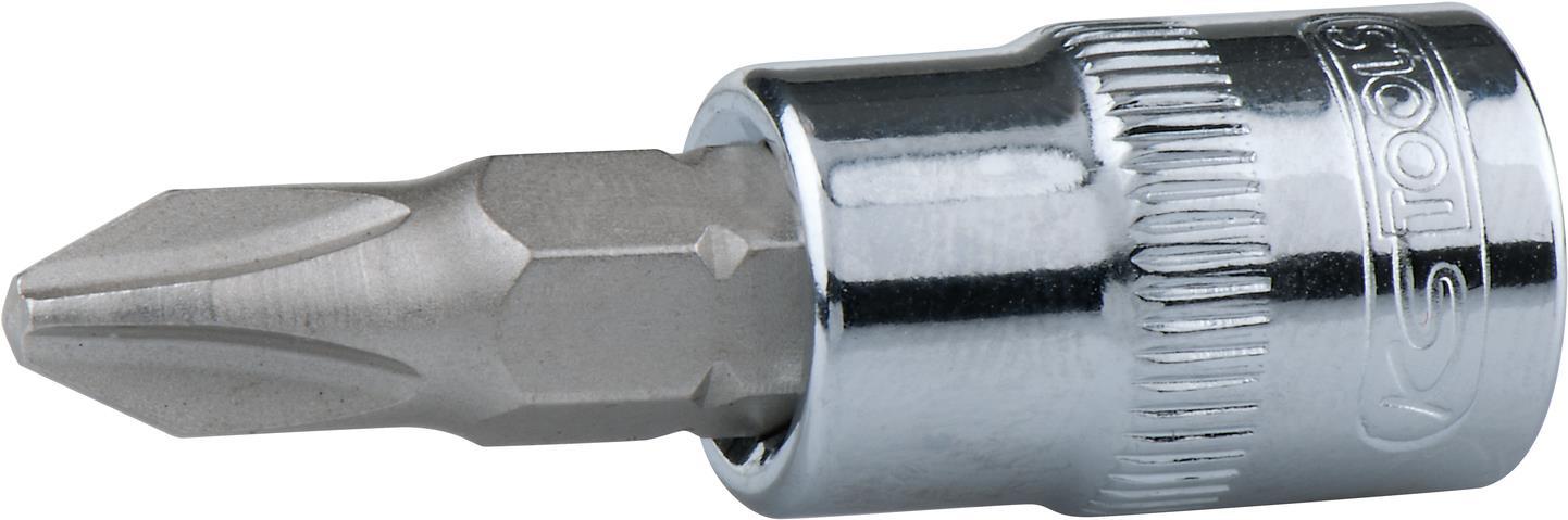 KS TOOLS Werkzeuge-Maschinen GmbH 1/2" CHROMEplus Bit-Stecknuss, PH2 (918.1636)