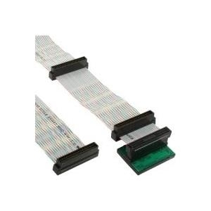 InLine® SCSI U320 Flachbandkabel, 68pol, 3 Abgriffe, für 2 Geräte, mit Terminator (29953A)