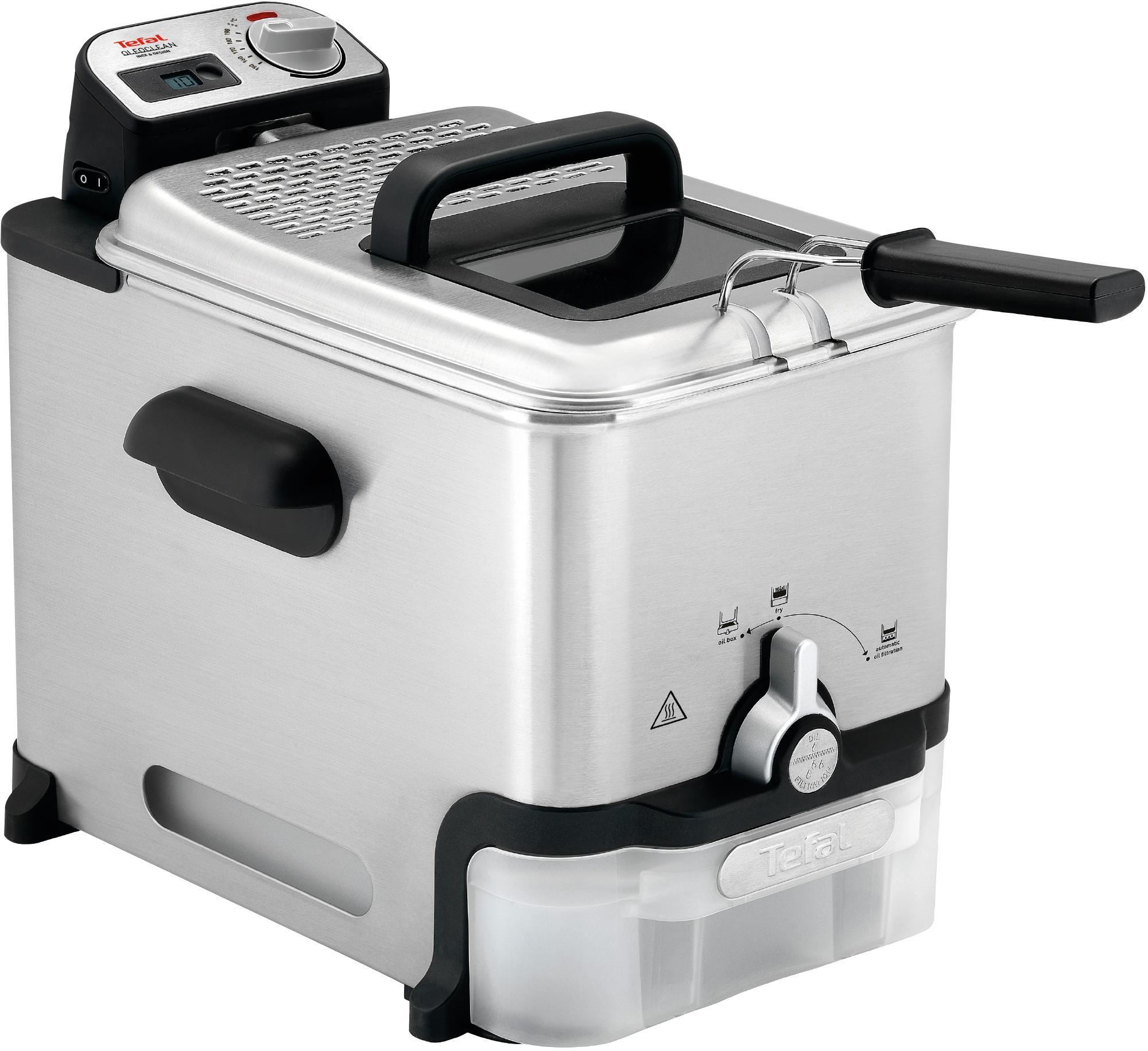 Tefal Oleoclean FR8041 Fritteuse 2300 W 3,5 l 1,2 kg Silber