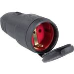 as - Schwabe 60415 Schutzkontaktkupplung 230 V Schwarz IP44 (60415)