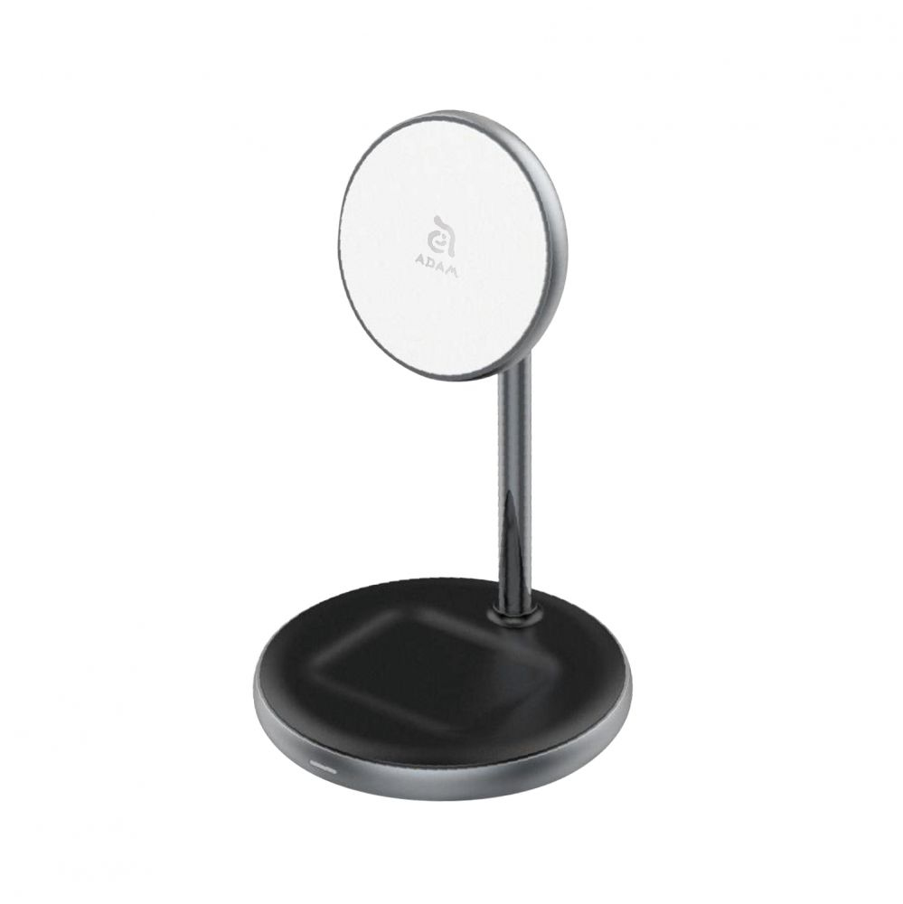 Adam Elements OMNIA M2 MagSafe 2-in-1 Ladestation Schwarz