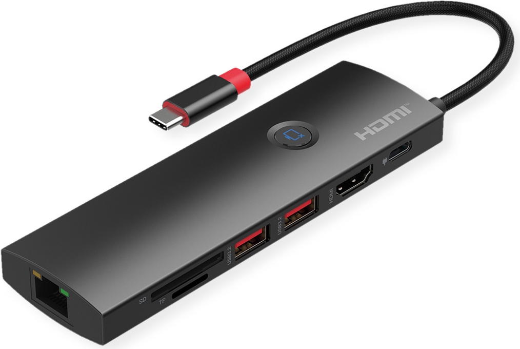 ROLINE USB-C Docking Station 4K HDMI 1x C PD 2xUSB3.2Gen2 1xGbE - Digital/Daten (12.02.1126)