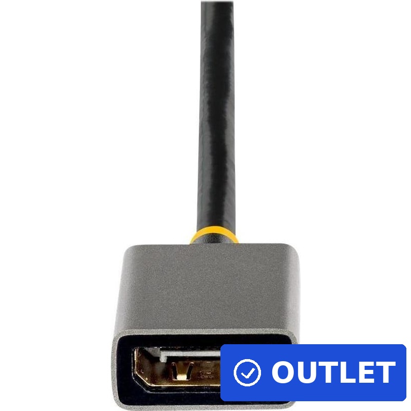 StarTech.com 1ft (30cm) HDMI to DisplayPort Adapter, Active 4K 60Hz HDMI Source to DP Monitor Adapter Cable, USB Bus Powered, HDMI 2.0 to DisplayPort Converter for Laptops/PC (128-HDMI-DISPLAYPORT)