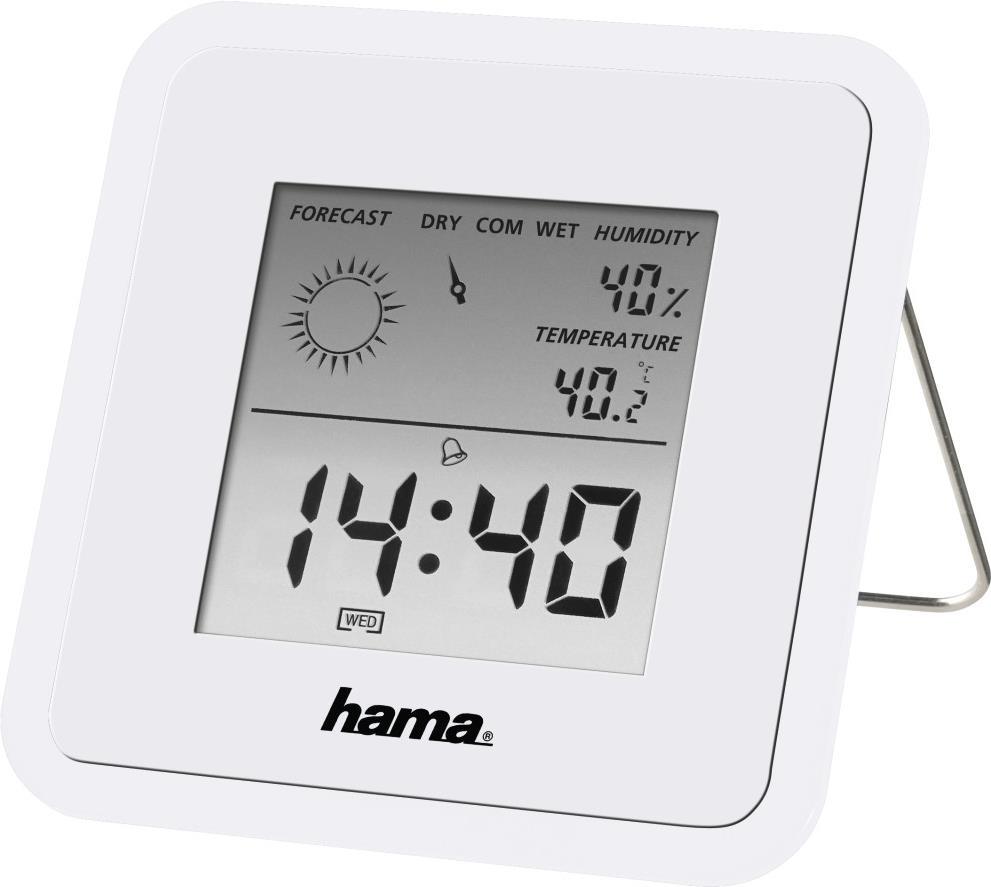 HAMA TH50 - Weiß - Innen-Hygrometer - Innen-Thermometer - Außen-Thermometer - Hygrometer - 20 - 95%