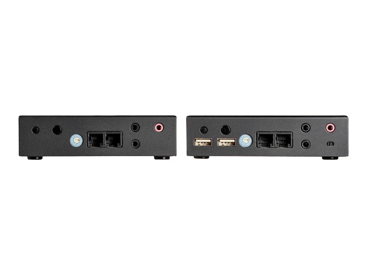 StarTech.com SV565HDIP 4K HDMI KVM-Extender über IP/CAT6, 4K 30 Hz, USB 2.0, Schwarz