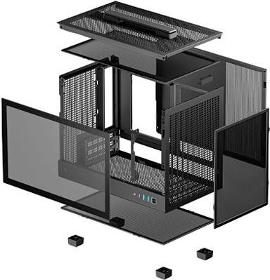 Deepcool CH160 schwarz Tempered Glass (R-CH160-BKNGI0-G-1)