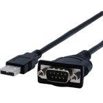 EXSYS GmbH USB zu 1S Seriell RS-232 Port mit 1.8 Meter Kabel (FTDI Chip-Set) (EX-13001)