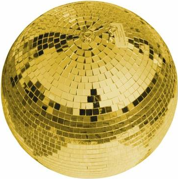 EUROLITE Discokugel mit goldener Oberfläche 30 cm Eurolite 50120035