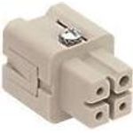 ILME Buchseneinsatz Gr.21.21 CKSF 03 3P+PE Silber Zugfederanschluss 10A 400V 1 (CKSF03)