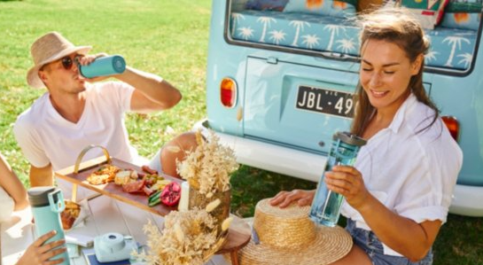 Contigo Jackson 2.0 Trinkflasche 720 ml Tritan Klappdeckel Juniper