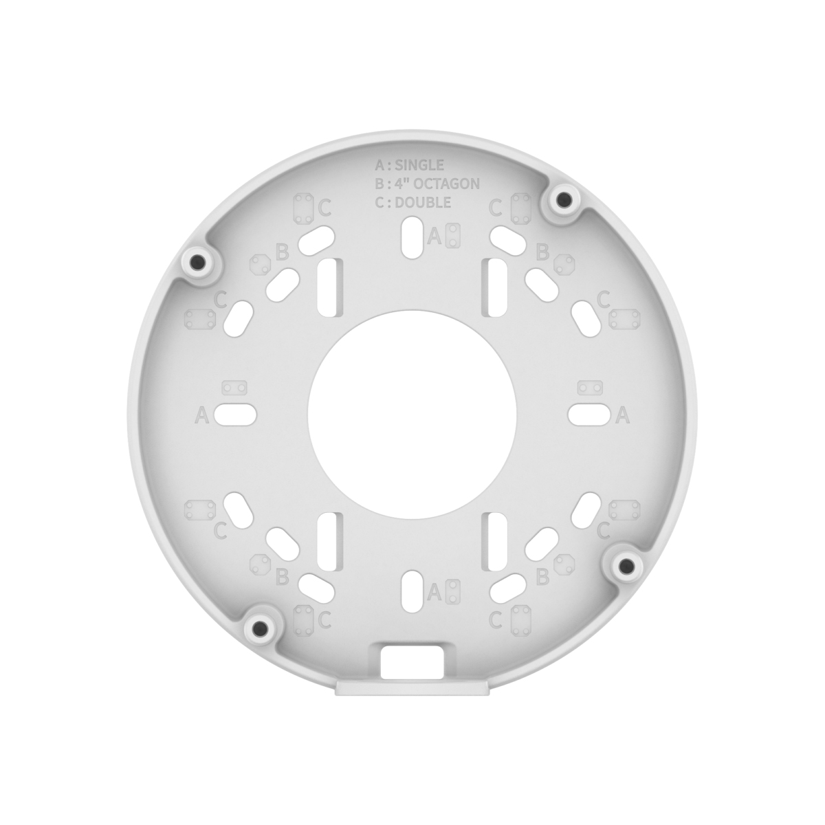 Hanwha Vision SBO-140WW Kamera-Anschlussbox Weiß
