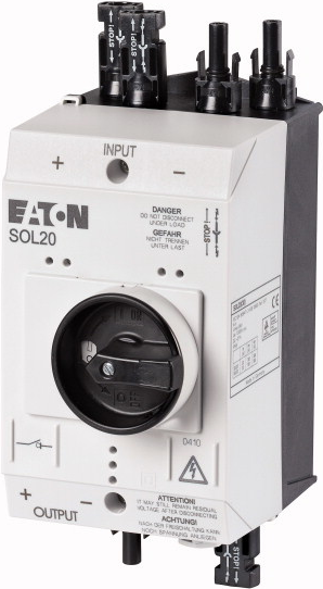 Eaton SOL20/2MC4 Elektroschalter Kippschalter 2P Schwarz - Weiß (120915)