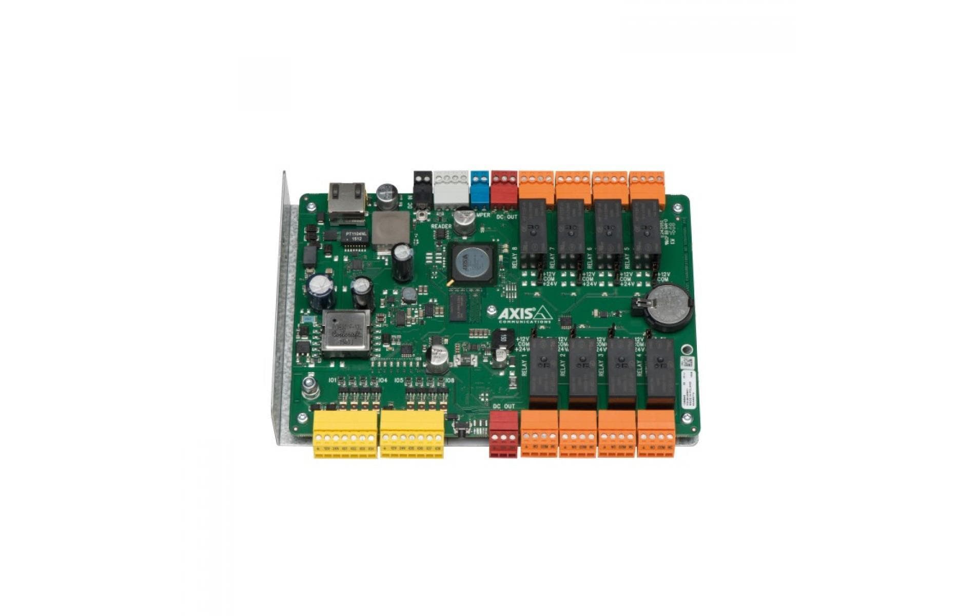 Axis A9188 Network I/O Relay Modul Erweiterungsmodul 8 I/O 8 Relais Grün
