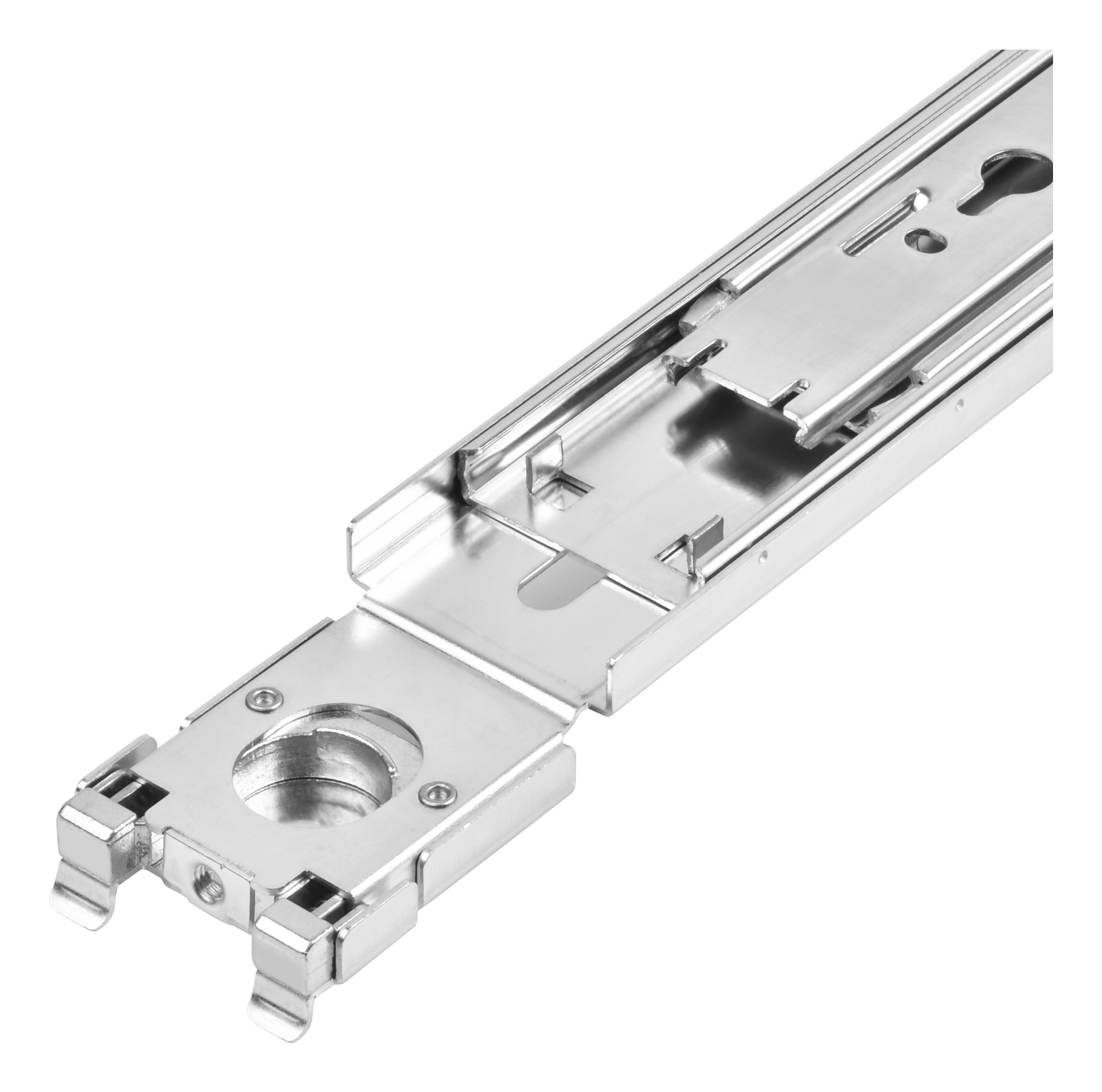 SilverStone RMS08-20 Gleitschienenset Silber