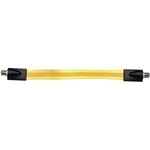 Axing SAT Anschlusskabel [1x F-Buchse - 1x F-Buchse] 0.25 m 75 dB vergoldete Steckkontakte, Fensterdurchführung Transparent Ax (SAK 25-01)