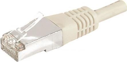 Patchkabel F/UTP, CAT.6A, grau, 30,0 m Für 10 Gigabit/s, mit besonders schmalem Knickschutz (859513)