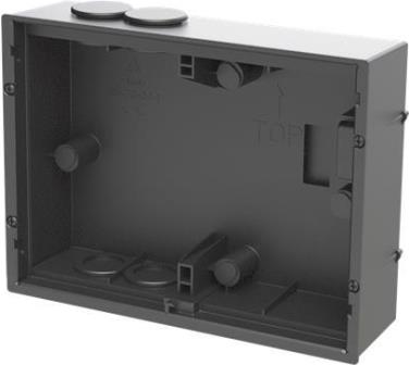 Busch-Jaeger 42361F-03 Unterputz-Montagedose 7" Schwarz