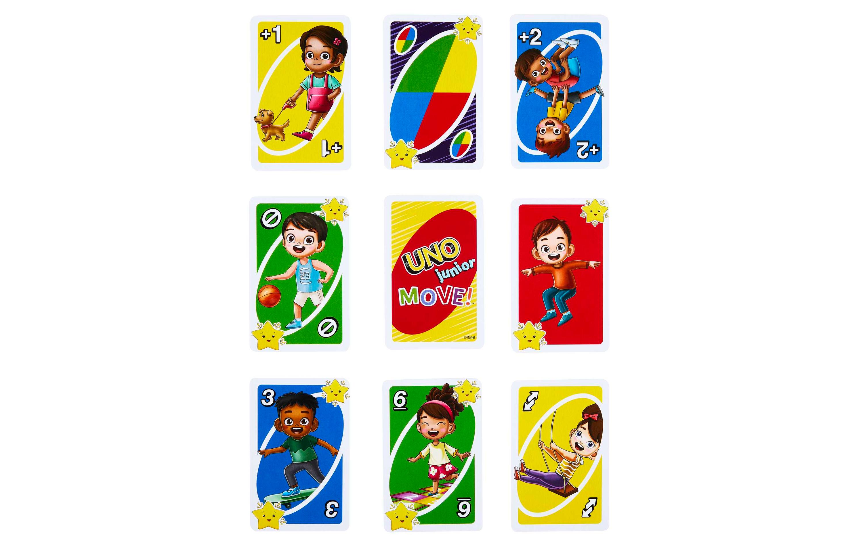 Mattel Games UNO Junior Move Kartenspiel