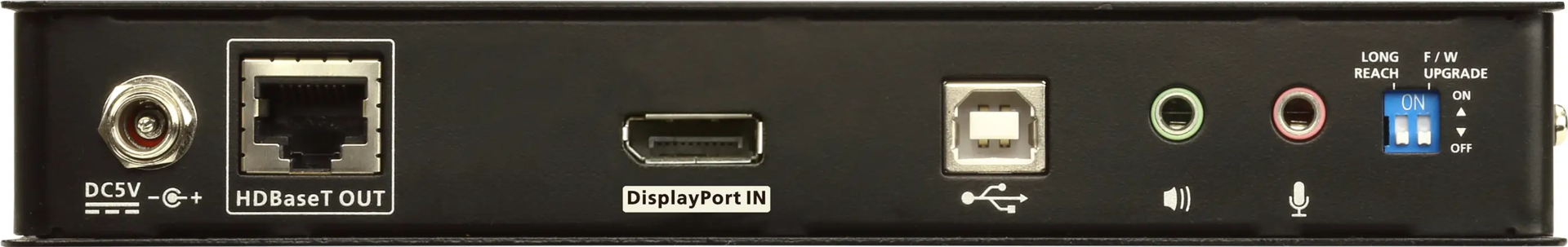 ATEN CE920-ATA-G KVM-Extender Set DisplayPort HDBaseT 2.0 4K 150 m Schwarz