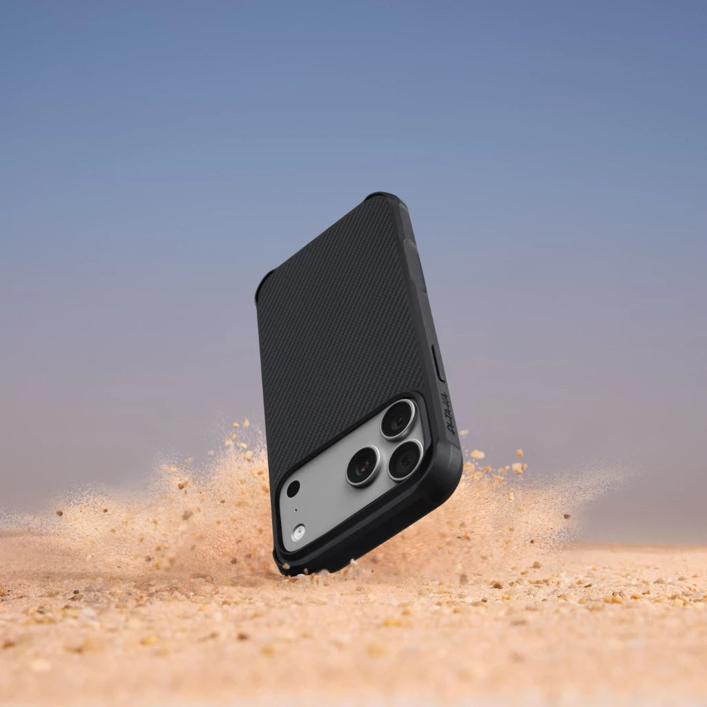 Pitaka Aramid ProGuard Case für iPhone 17 Pro Schwarz/Grau