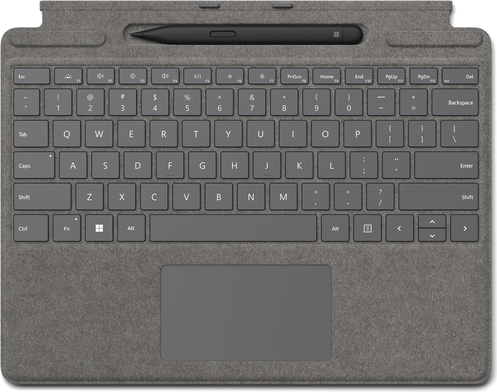 MICROSOFT SURFACE ACC TYPECOVER FOR PRO 13IN INKL. PEN PLATINUM (8X8-00065) (geöffnet)