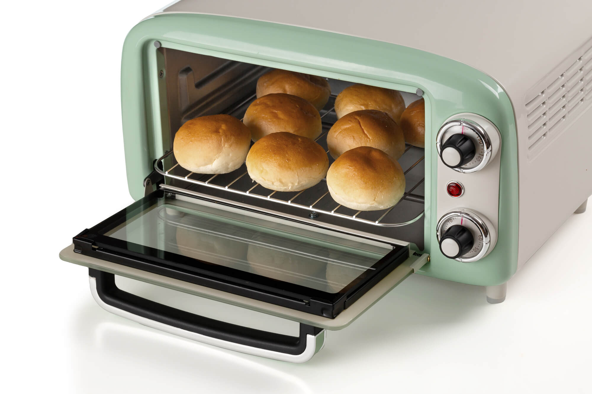 Ariete Mini-Backofen Vintage Green 10 Liter 800 W Grün/Weiß