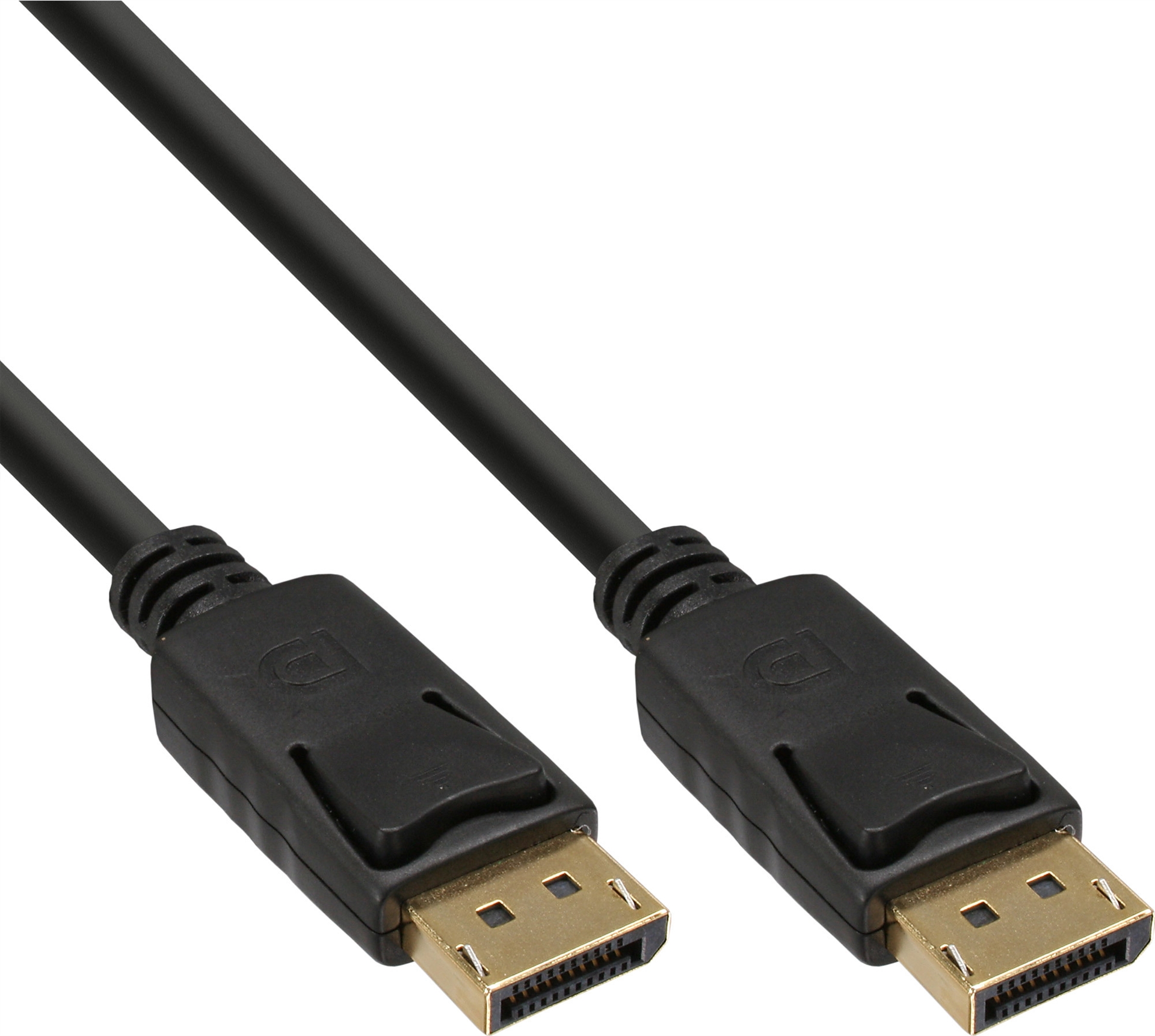 InLine 50er B-Pack DisplayPort Kabel 4K2K vergoldete Kontakte schwarz (B-17101P)